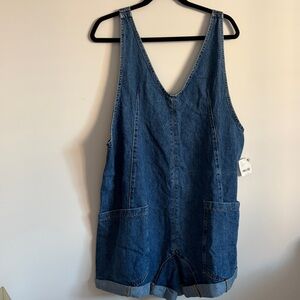 Free People Optic White Sleeveless Romper